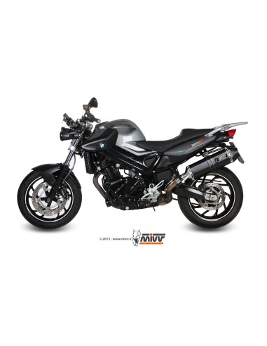 MIVV SLIP-ON SPEED EDGE BLACK BMW F 800 R / GT 2009-20