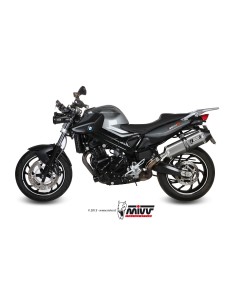 MIVV SLIP-ON SPEED EDGE ST. STEEL CON TAPA CARBONO BMW F 800 R / GT 2009-20
