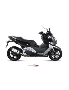 MIVV SLIP-ON SUONO ST. STEEL CON TAPA CARBONO BMW C 600 SPORT / C 650 GT 2012-15