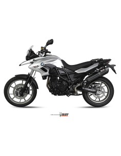 MIVV SLIP-ON SUONO BLACK CON TAPA CARBONO BMW F 700 GS 2012-17
