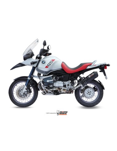 MIVV SLIP-ON OVAL CARBONO CON TAPA CARBONO BMW R 1150 GS / ADVENTURE 1999-03