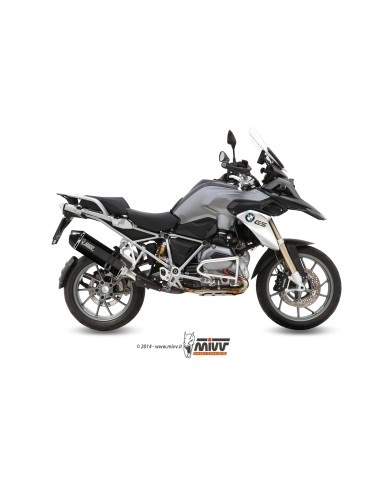 MIVV SLIP-ON SPEED EDGE BLACK BMW R 1200 GS / ADVENTURE 2013-18