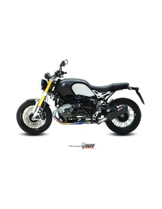 MIVV SLIP-ON SUONO BLACK CON TAPA CARBONO BMW R NINE T 2014-23