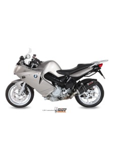 MIVV SLIP-ON OVAL CARBONO CON TAPA CARBONO BMW F 800 S / ST 2006-12