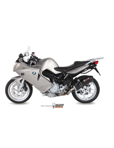 MIVV SLIP-ON OVAL CARBONO CON TAPA CARBONO BMW F 800 S / ST 2006-12