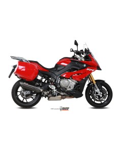 MIVV SLIP-ON SUONO BLACK CON TAPA CARBONO BMW S 1000 XR 2015-19