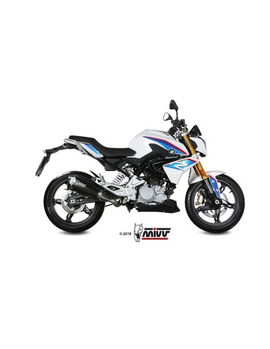 MIVV FULL SYSTEM 1X1 DELTA RACE BLACK BMW G 310 R 2018-24
