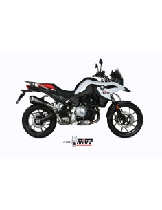 MIVV SLIP-ON DELTA RACE BLACK BMW F 750 GS / F 850 GS 2018-24