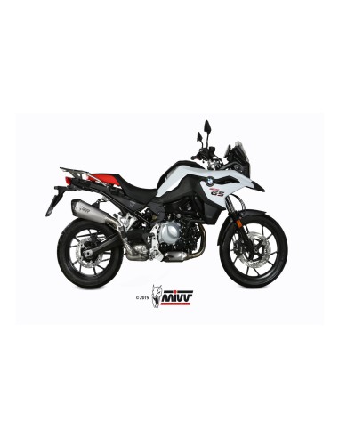 MIVV SLIP-ON DELTA RACE ST. STEEL BMW F 750 GS / F 850 GS 2018-24