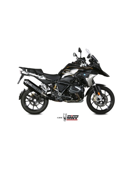 MIVV SLIP-ON SPEED EDGE BLACK BMW R 1250 GS / ADVENTURE 2019-23