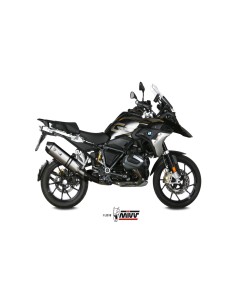 MIVV SLIP-ON SPEED EDGE ST. STEEL CON TAPA CARBONO BMW R 1250 GS / ADVENTURE 2019-23