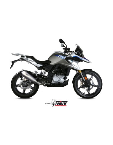 MIVV FULL SYSTEM 1X1 DELTA RACE ST. STEEL BMW G 310 GS 2017-24