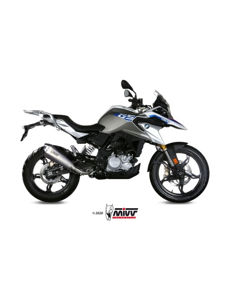 MIVV FULL SYSTEM 1X1 DELTA RACE ST. STEEL BMW G 310 GS 2017-24