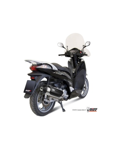 MIVV FULL SYSTEM 1X1 URBAN ST. STEEL HONDA SH 300 2007-14
