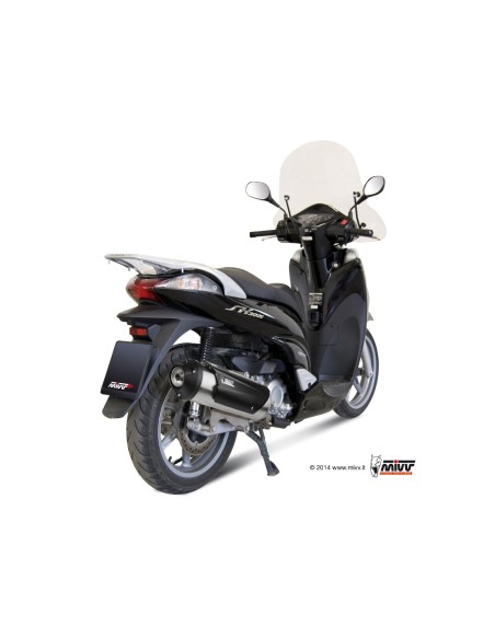 MIVV FULL SYSTEM 1X1 URBAN ST. STEEL HONDA SH 300 2007-14