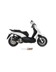 MIVV FULL SYSTEM 1X1 URBAN ST. STEEL PIAGGIO BEVERLY 125 2014-16