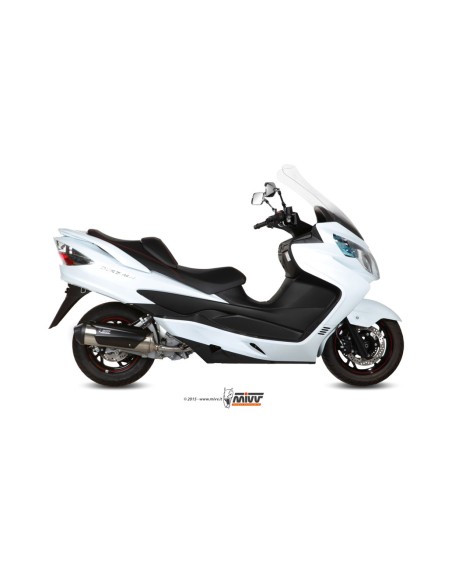 MIVV FULL SYSTEM 1X1 URBAN ST. STEEL SUZUKI BURGMAN 400 2006-16
