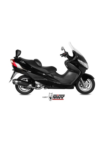 MIVV FULL SYSTEM 1X1 URBAN ST. STEEL SUZUKI BURGMAN 250 / BURGMAN 400 2003-06
