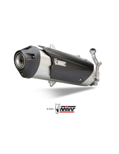 MIVV FULL SYSTEM 1X1 URBAN ST. STEEL YAMAHA MAJESTY 400 2004-06