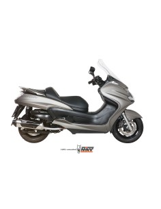 MIVV FULL SYSTEM 1X1 URBAN ST. STEEL YAMAHA MAJESTY 400 2007-14