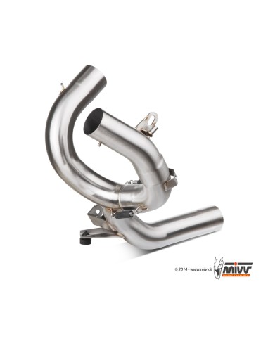 MIVV TUBO NO KAT (COMPATIBLE SÓLO CON SILENCIADORES MIVV) DUCATI MULTISTRADA 1200 2010-14