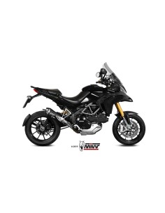 MIVV SLIP-ON DELTA RACE BLACK DUCATI MULTISTRADA 1200 2010-14