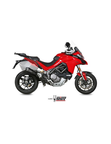MIVV SLIP-ON DELTA RACE BLACK DUCATI MULTISTRADA 1200 2015-17 / MULTISTRADA 1260 2018-20