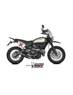 MIVV SLIP-ON GP PRO BLACK DUCATI SCRAMBLER 800 2015-20