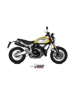 MIVV 2 SLIP-ON GP PRO BLACK DUCATI SCRAMBLER 1100 2018-20