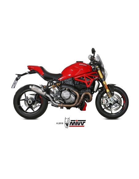 MIVV SLIP-ON GP PRO TITAN DUCATI MONSTER 821 2018-20 / MONSTER 1200 2017-21