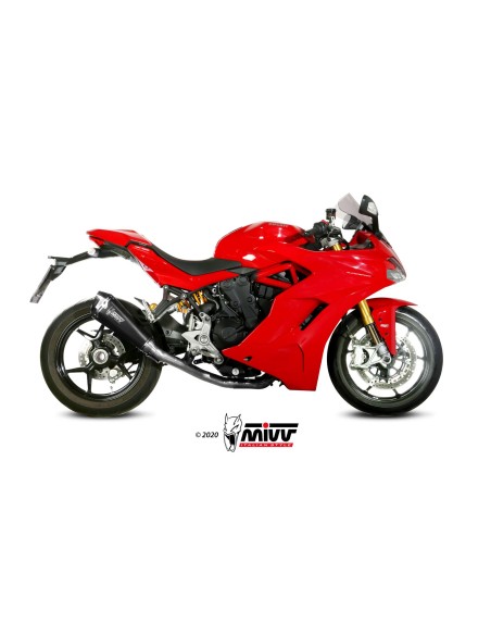 MIVV SLIP-ON DELTA RACE BLACK DUCATI SUPERSPORT  939 / S 2017-20 / SUPERSPORT  950 / S 2021-22