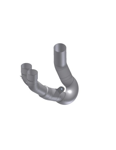 MIVV TUBO NO KAT (COMPATIBLE CON SILENCIADORES MIVV Y ORIGINAL) DUCATI HYPERMOTARD 950 / SP 2019-20