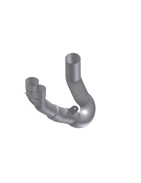MIVV TUBO NO KAT (COMPATIBLE CON SILENCIADORES MIVV Y ORIGINAL) DUCATI HYPERMOTARD 950 / SP 2019-20