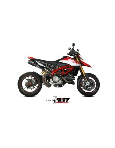 MIVV 2 SLIP-ON MK3 CARBONO DUCATI HYPERMOTARD 950 / SP / RVE 2019-22