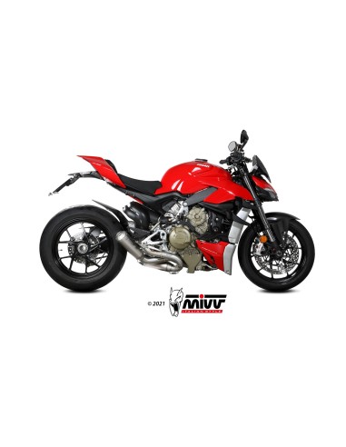 MIVV 2 SLIP-ON X-M1 TITAN DUCATI STREETFIGHTER V4 2020-22