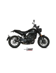MIVV SLIP-ON OVAL CARBONO CON TAPA CARBONO BENELLI LEONCINO 2019-24