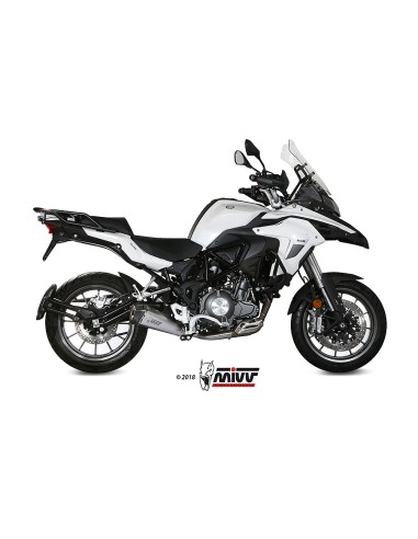 MIVV SLIP-ON DELTA RACE ST. STEEL BENELLI TRK 502 2017-24