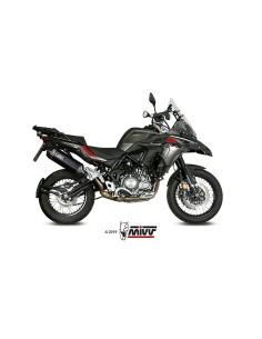 MIVV SLIP-ON SPEED EDGE BLACK BENELLI TRK 502 X 2018-24