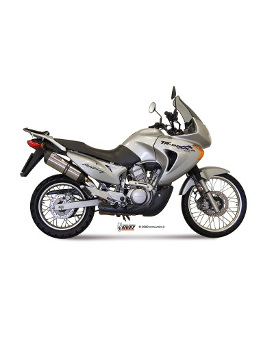 MIVV SLIP-ON SUONO ST. STEEL CON TAPA CARBONO HONDA XLV 650 TRANSALP  2000-04
