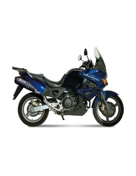 MIVV 2 SLIP-ON OVAL CARBONO CON TAPA CARBONO HONDA XL 1000 VARADERO  2003-11