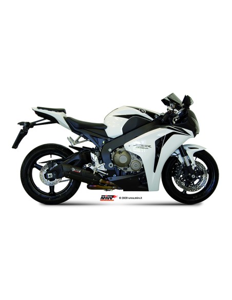 MIVV SLIP-ON SUONO BLACK CON TAPA CARBONO HONDA CBR 1000 RR 2008-13