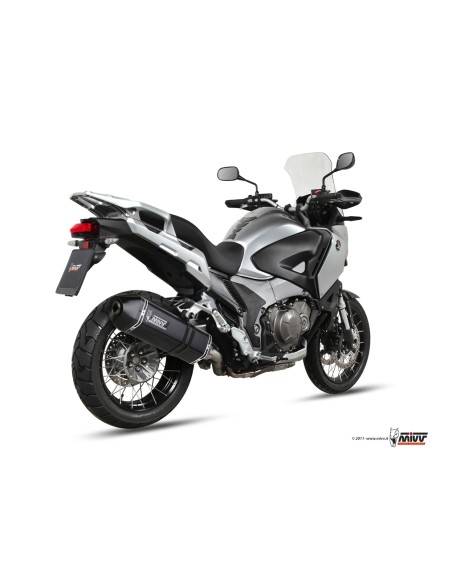MIVV SLIP-ON SPEED EDGE BLACK HONDA CROSSTOURER  2012-20