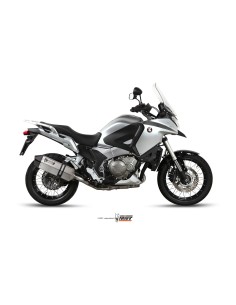 MIVV SLIP-ON SPEED EDGE ST. STEEL CON TAPA CARBONO HONDA CROSSTOURER  2012-20