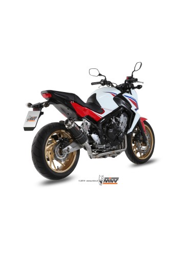 MIVV FULL SYSTEM 4X2X1 GP CARBON HONDA CB 650 F 2014-18