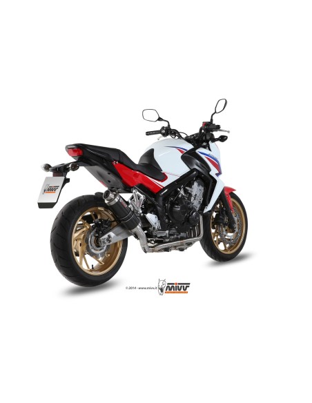 MIVV FULL SYSTEM 4X2X1 GP CARBON HONDA CB 650 F 2014-18