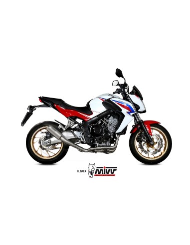 MIVV FULL SYSTEM 4X2X1 MK3 ST. STEEL HONDA CB 650 F 2014-18