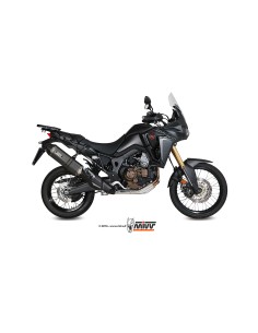 MIVV SLIP-ON SPEED EDGE BLACK HONDA CRF 1000 L AFRICA TWIN 2016-19