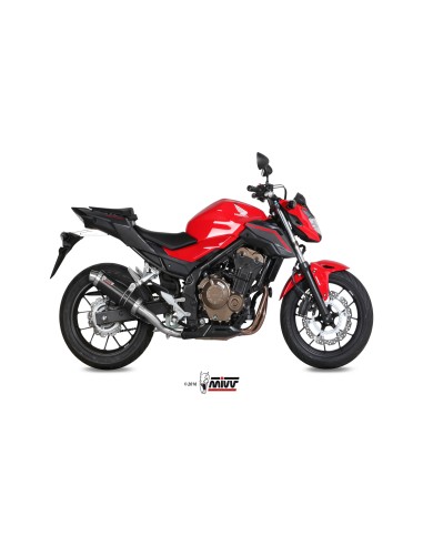 MIVV SLIP-ON GP BLACK HONDA CB 500 F 2016-18