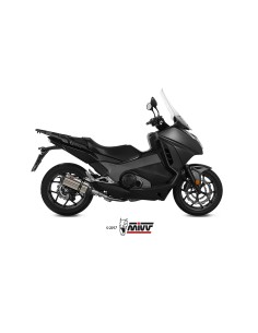 MIVV SLIP-ON SUONO ST. STEEL CON TAPA CARBONO HONDA INTEGRA  750 2016-20 / NC 750 S / X 2016-22