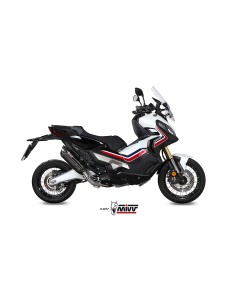 MIVV SLIP-ON SUONO BLACK CON TAPA CARBONO HONDA X-ADV 750 2017-24